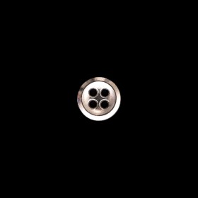 Italian Silver Metal 4-Hole Button – 14L/9mm Italian Silver Metal 4-Hole Button – 14L/9mm