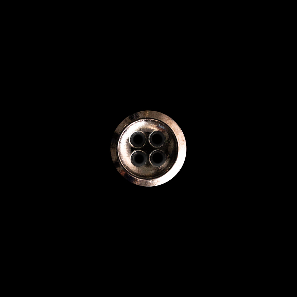Italian Gunmetal 4-Hole Button – 16L/10mm Italian Gunmetal 4-Hole Button – 16L/10mm