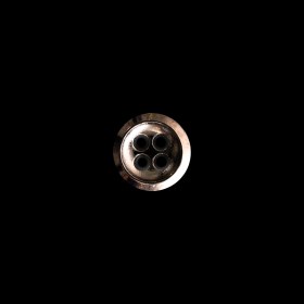 Italian Gunmetal 4-Hole Button – 16L/10mm Italian Gunmetal 4-Hole Button – 16L/10mm
