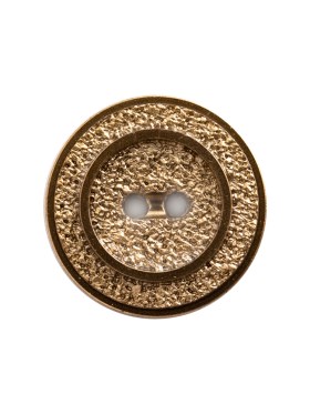 Italian Gold Gravel 2-Hole Button – 36L/23mm Italian Gold Gravel 2-Hole Button – 36L/23mm