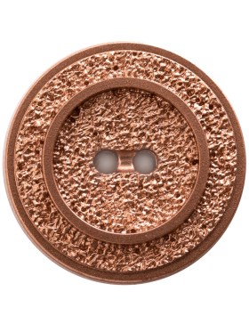 Italian Rose Gold Gravel 2-Hole Button – 36L/23mm Italian Rose Gold Gravel 2-Hole Button – 36L/23mm