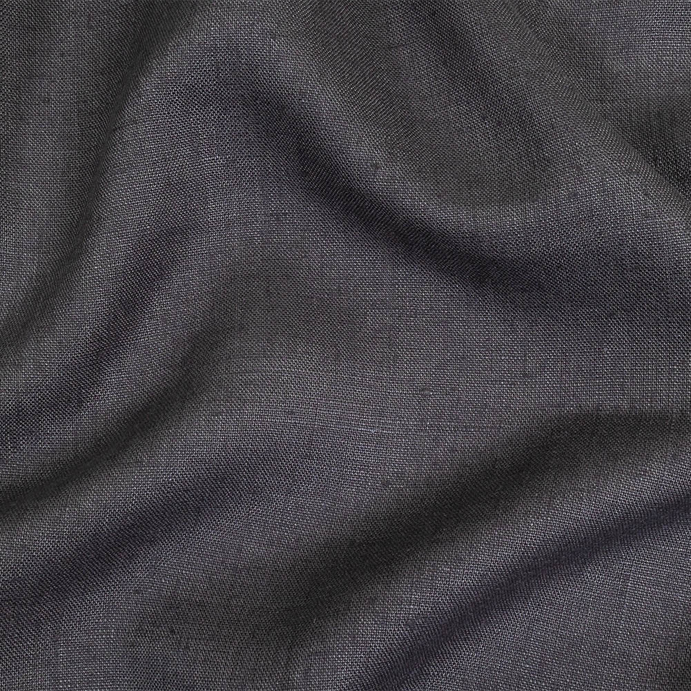 Charcoal Heavyweight Linen Woven Charcoal Heavyweight Linen Woven