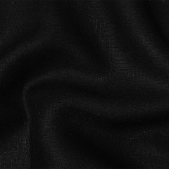 Black Heavyweight Linen Woven Black Heavyweight Linen Woven