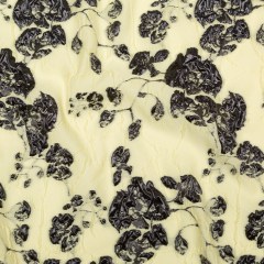 Metallic Black and Lemon Grass Rosy Luxury Brocade Metallic Black and Lemon Grass Rosy Luxury Brocade