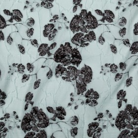 Metallic Black and Quarry Rosy Luxury Brocade Metallic Black and Quarry Rosy Luxury Brocade