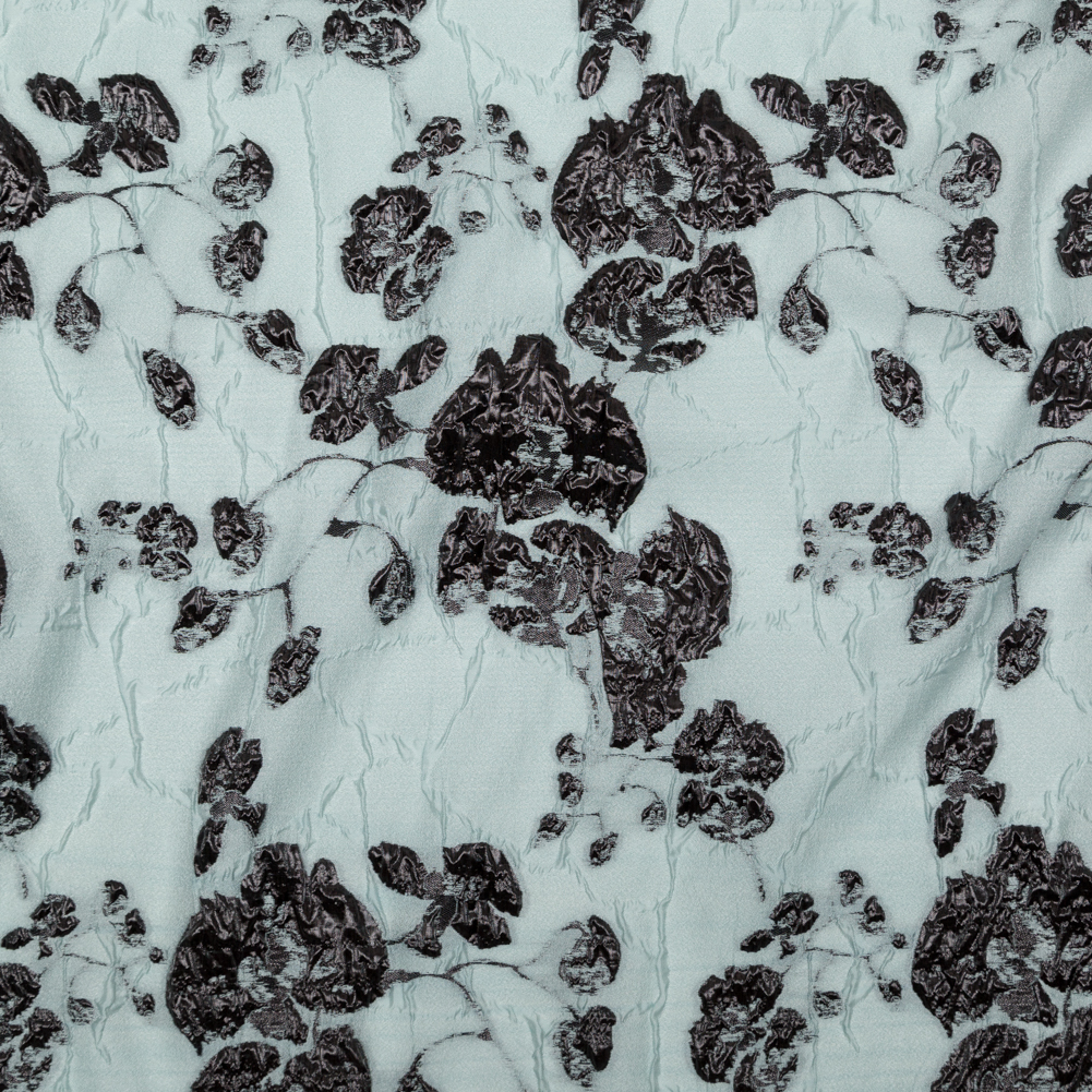 Metallic Black and Quarry Rosy Luxury Brocade Metallic Black and Quarry Rosy Luxury Brocade