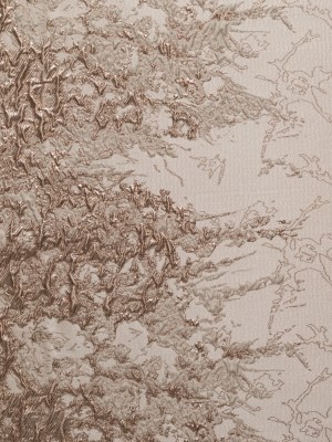 Metallic Peach Blush, Pink Salt and Champagne Abstract Border Brocade Metallic Peach Blush, Pink Salt and Champagne Abstract Border Brocade