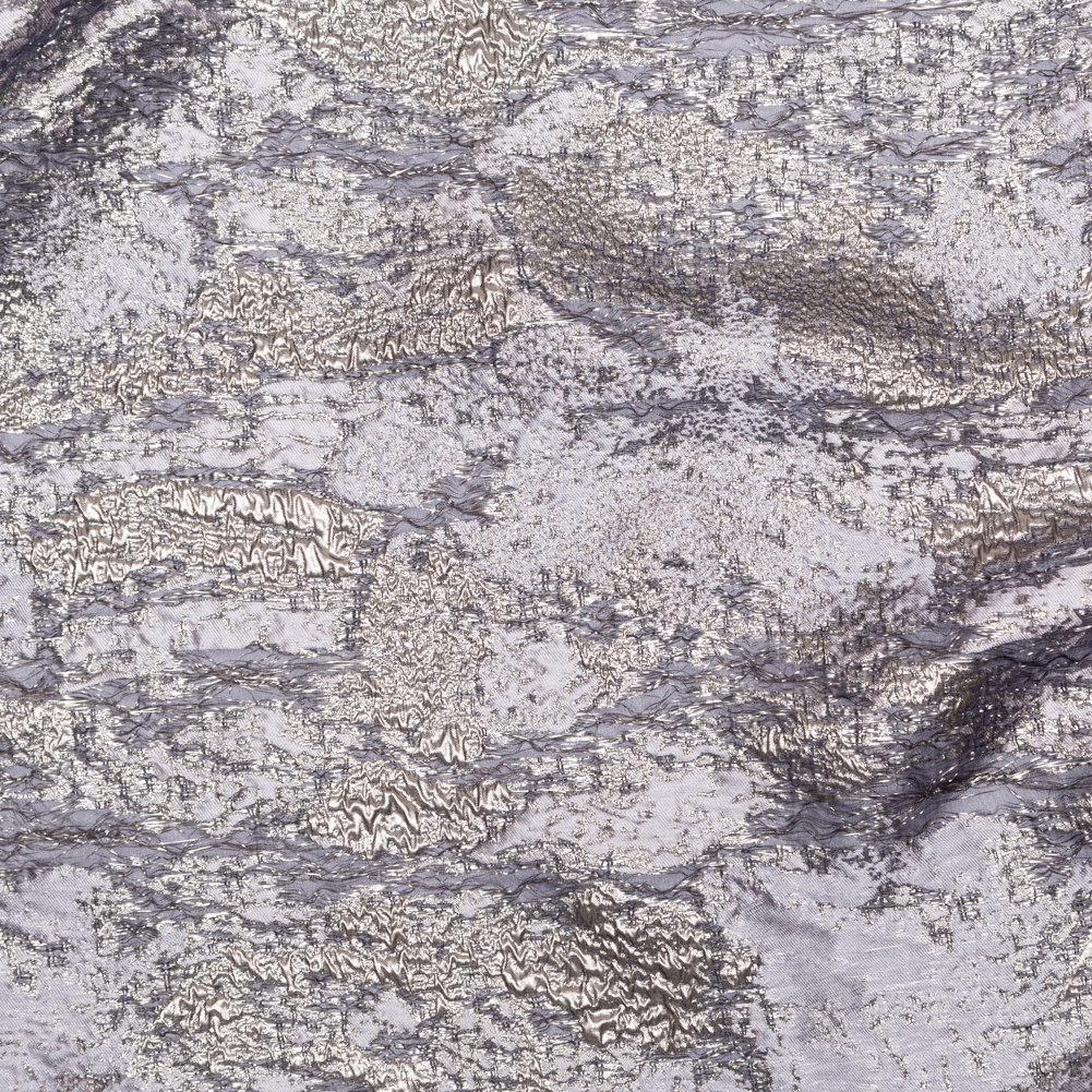 Metallic Aluminum and Orchid Haze Abstract Luxury Brocade Metallic Aluminum and Orchid Haze Abstract Luxury Brocade