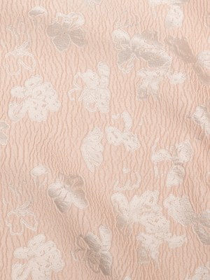 Metallic Dusty Pink and Linen Floral Luxury Brocade Metallic Dusty Pink and Linen Floral Luxury Brocade