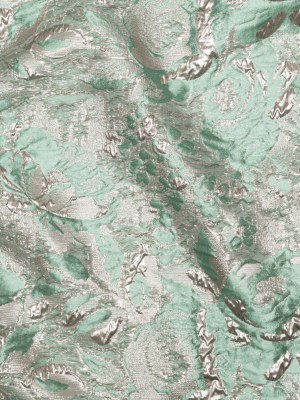 Metallic Simply Taupe and Winter Green Rosy Luxury Brocade Metallic Simply Taupe and Winter Green Rosy Luxury Brocade