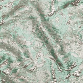 Metallic Simply Taupe and Winter Green Rosy Luxury Brocade Metallic Simply Taupe and Winter Green Rosy Luxury Brocade