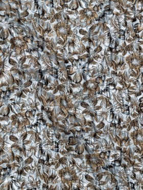 Metallic Quarry and Kangaroo Floral Luxury Brocade Metallic Quarry and Kangaroo Floral Luxury Brocade