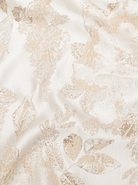 Metallic Bright Gold and Crystal Gray Floral Luxury Brocade Metallic Bright Gold and Crystal Gray Floral Luxury Brocade