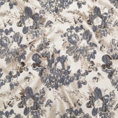 Metallic Bright Gold, Oyster Gray and Odyssey Gray Floral Luxury Brocade Metallic Bright Gold, Oyster Gray and Odyssey Gray Floral Luxury Brocade