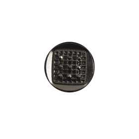 Italian Gunmetal Shank Back Plastic Button – 24L/15mm Italian Gunmetal Shank Back Plastic Button – 24L/15mm
