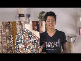 Stretch Cotton Sateen – Brown Figure Lines – Contoured Personage Print – Mood Exclusive Serengeti Collection Stretch Cotton Sateen – Brown Figure Lines – Contoured Personage Print – Mood Exclusive Serengeti Collection