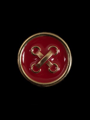 Italian Red and Gold Metal Button – 32L/20mm Italian Red and Gold Metal Button – 32L/20mm