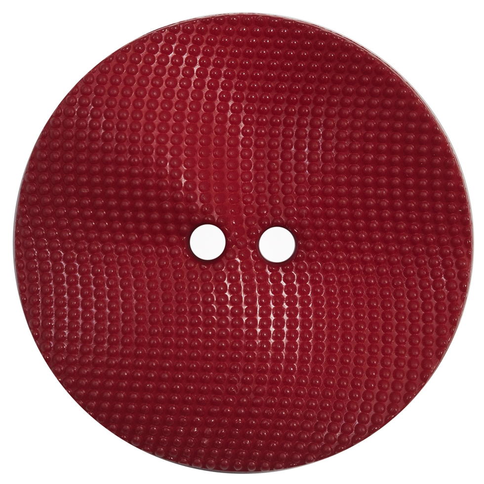 Italian Red Textured Wave Button – 64L/40.5mm Italian Red Textured Wave Button – 64L/40.5mm