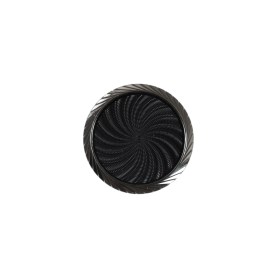 Italian Black and Silver Plastic Shank Back Button – 24L/15mm Italian Black and Silver Plastic Shank Back Button – 24L/15mm
