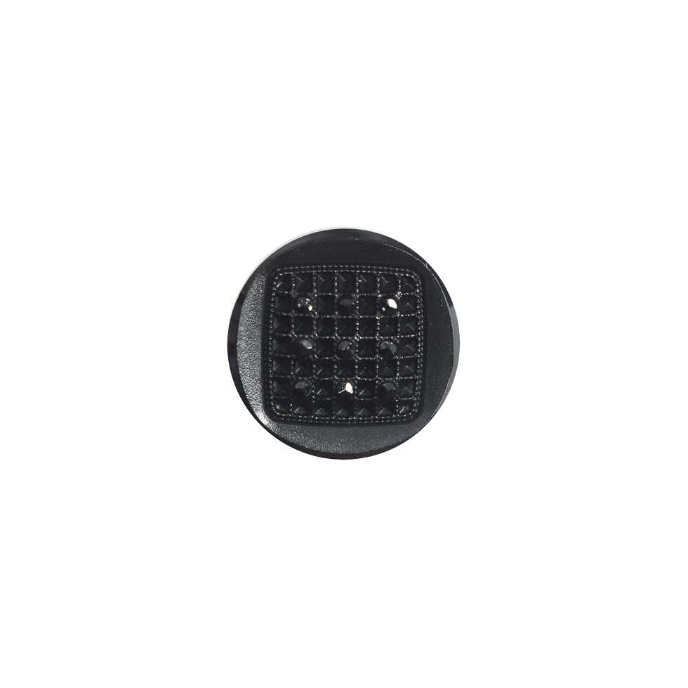 Italian Black Shank Back Plastic Button – 20L/12.5mm Italian Black Shank Back Plastic Button – 20L/12.5mm