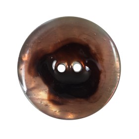 Italian Orange 2-Hole Shell Button – 44L/28mm Italian Orange 2-Hole Shell Button – 44L/28mm