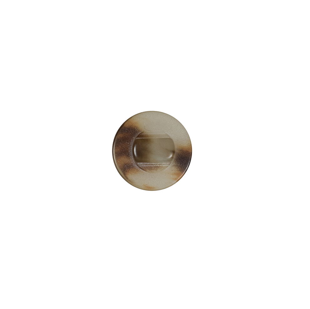 Italian Light Brown Matte Shank Back Button - 16L/10mm