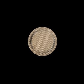Italian Gold Chrome Plated Plastic Button – 20L/12.5mm Italian Gold Chrome Plated Plastic Button – 20L/12.5mm