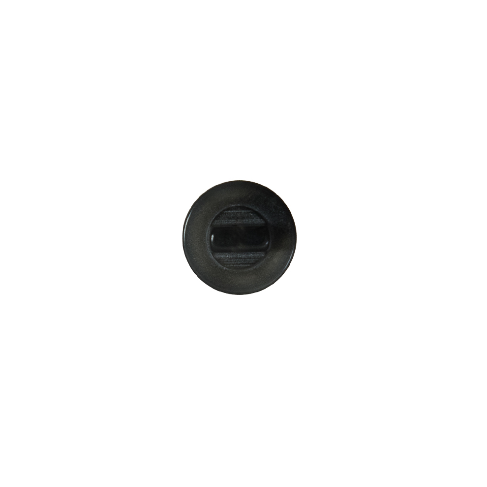 Italian Dark Gray Matte Shank Back Button - 14L/9mm