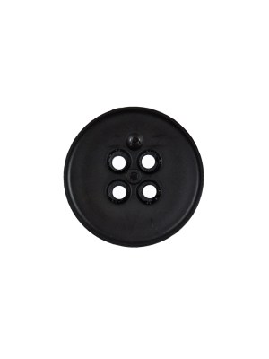 Italian Black Nylon 4-Hole Button – 24L/15mm Italian Black Nylon 4-Hole Button – 24L/15mm
