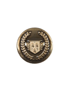 Italian Gold Metal Emblem Button – 24L/15mm Italian Gold Metal Emblem Button – 24L/15mm