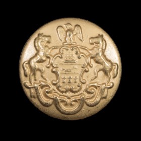 Italian Gold Metal Crest Button – 44L/28mm Italian Gold Metal Crest Button – 44L/28mm