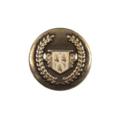 Italian Gold Metal Emblem Button – 36L/23mm Italian Gold Metal Emblem Button – 36L/23mm