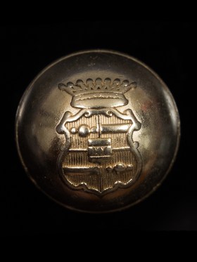 Italian Gold Metal Crest Button – 40L/25.5mm Italian Gold Metal Crest Button – 40L/25.5mm