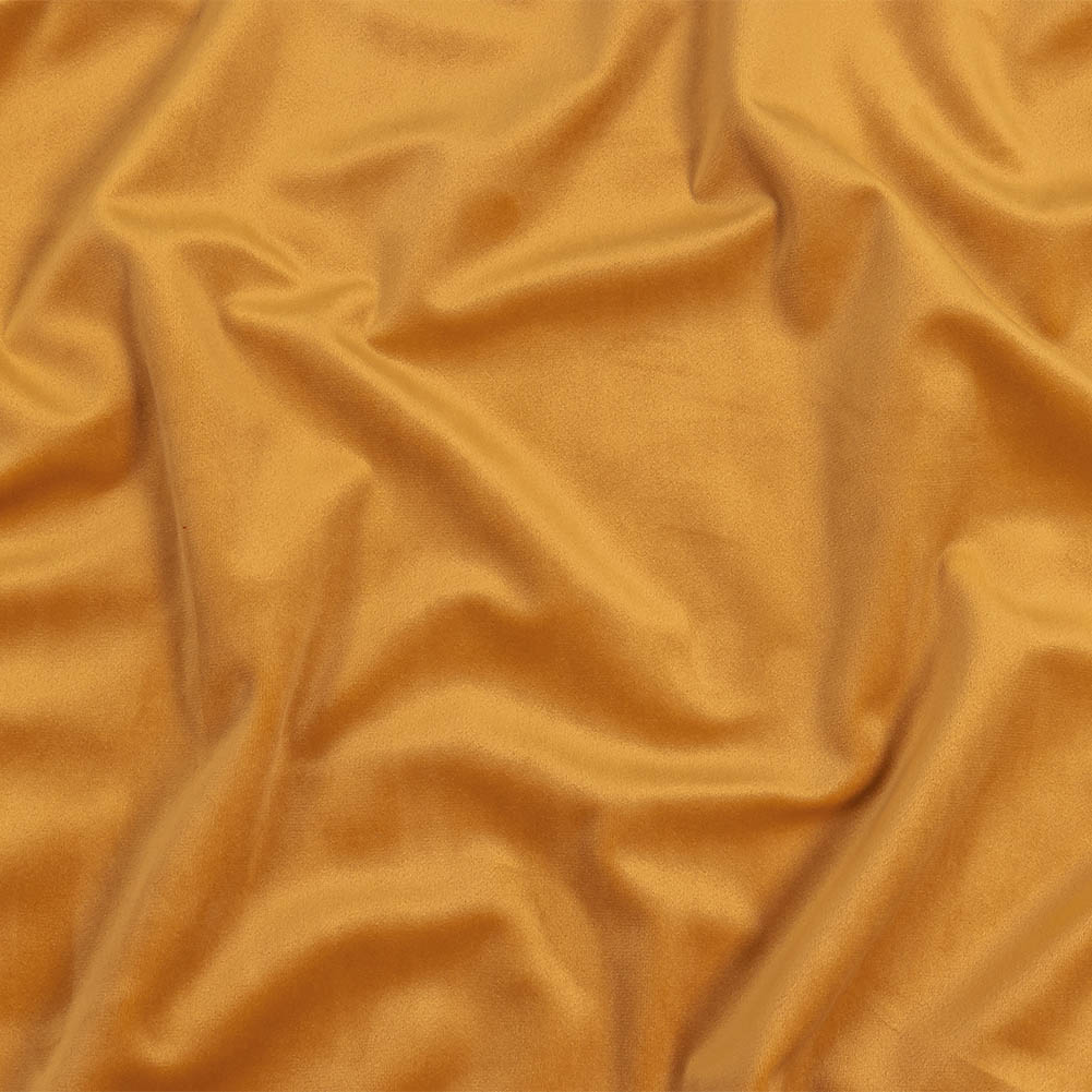 Honey Yellow Creamy Polyester Velvet Honey Yellow Creamy Polyester Velvet