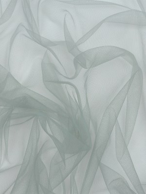 Soft Nylon Tulle – Gray Blue – Leonardo Collection Soft Nylon Tulle – Gray Blue – Leonardo Collection