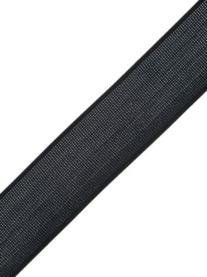 Italian Metallic Silver and Black Elastic – 1.75″ Italian Metallic Silver and Black Elastic – 1.75″