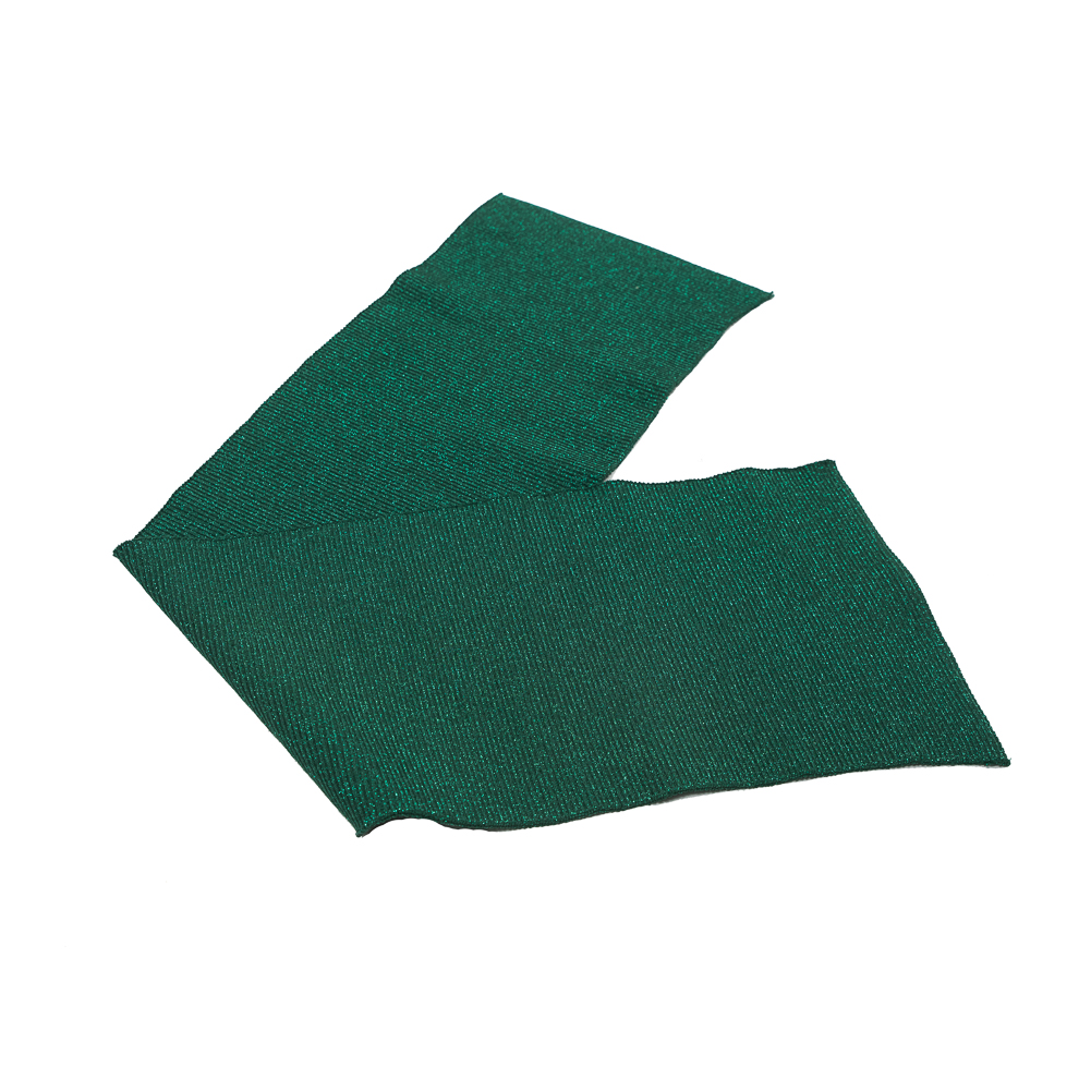 Dark Green Sparkle Rib Knit Trim – 7″ x 29″ Dark Green Sparkle Rib Knit Trim – 7″ x 29″