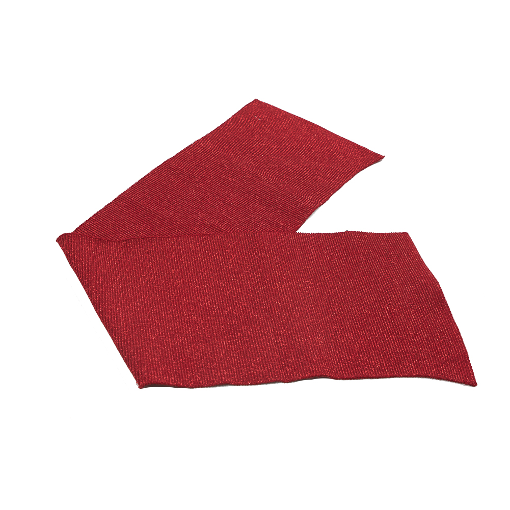 Scarlet Sparkle Rib Knit Trim – 7″ x 29″ Scarlet Sparkle Rib Knit Trim – 7″ x 29″
