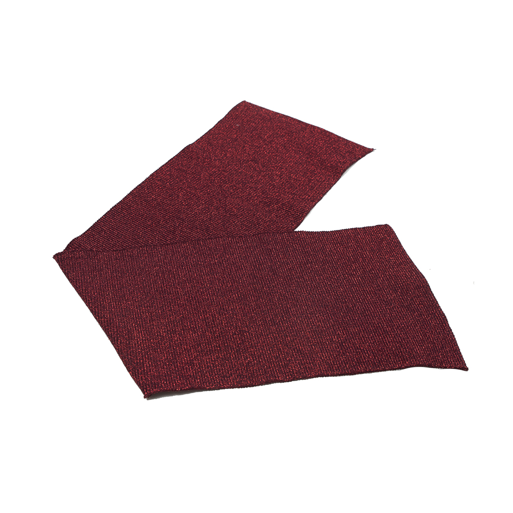Maroon Sparkle Rib Knit Trim – 7″ x 29″ Maroon Sparkle Rib Knit Trim – 7″ x 29″
