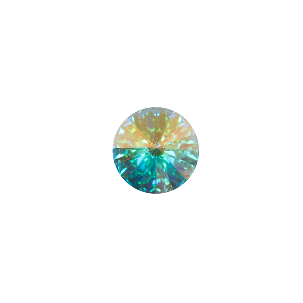Swarovski Iridescent Crystal Shank Back Button – 17L/10.5mm Swarovski Iridescent Crystal Shank Back Button – 17L/10.5mm