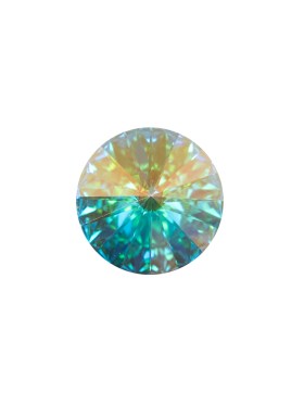 Swarovski Iridescent Crystal Shank Back Button – 22L/14mm Swarovski Iridescent Crystal Shank Back Button – 22L/14mm