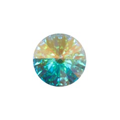 Swarovski Iridescent Crystal Shank Back Button – 28L/18mm Swarovski Iridescent Crystal Shank Back Button – 28L/18mm