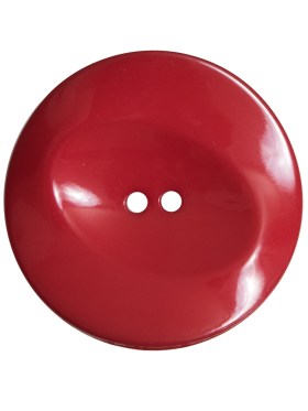 Italian Red Concaved Plastic 2-Hole – 44L/28mm Italian Red Concaved Plastic 2-Hole – 44L/28mm