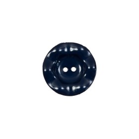 Italian Navy Wavy Plastic 2-Hole – 24L/15mm Italian Navy Wavy Plastic 2-Hole – 24L/15mm