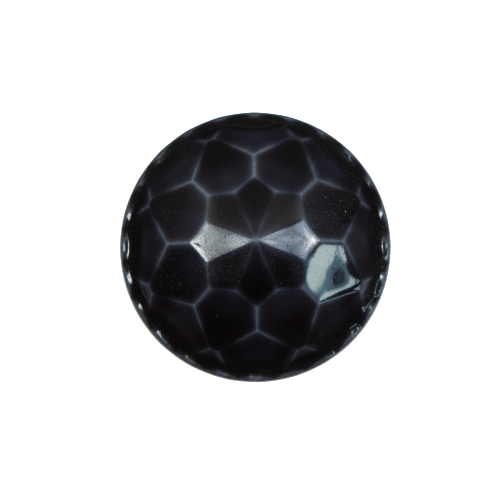 Italian Charcoal Plated Bevel-Cut Button – 36L/23mm Italian Charcoal Plated Bevel-Cut Button – 36L/23mm