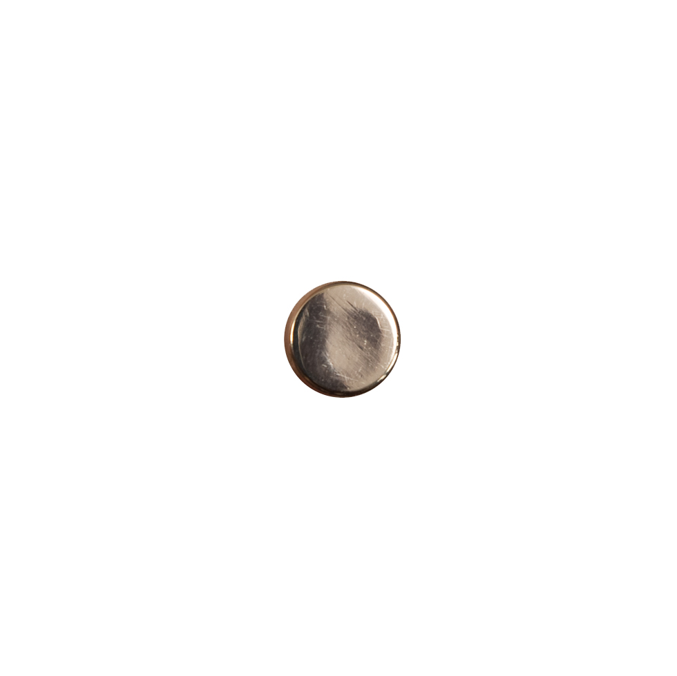 Italian Gold Metal Shank Back Button – 12L/7.5mm Italian Gold Metal Shank Back Button – 12L/7.5mm