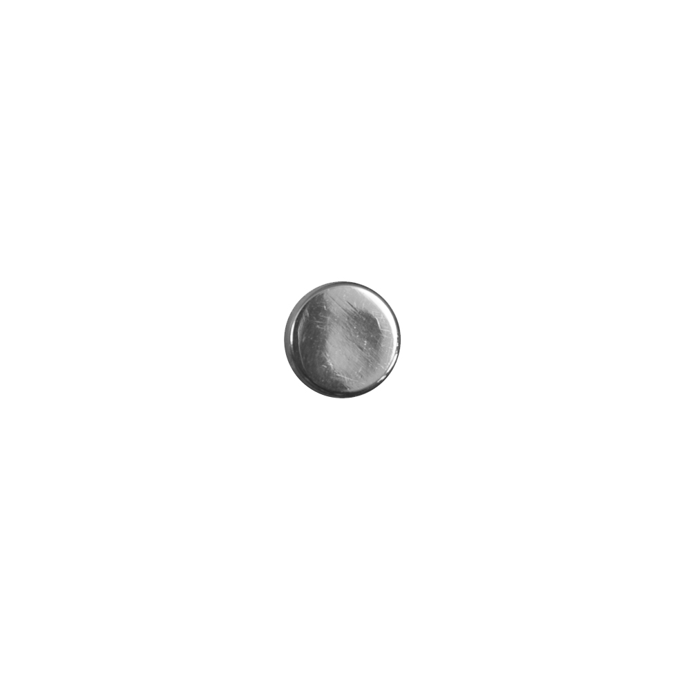Italian Silver Metal Shank Back Button – 12L/7.5mm Italian Silver Metal Shank Back Button – 12L/7.5mm