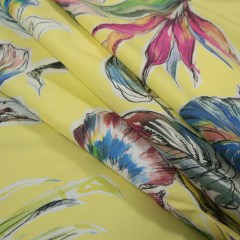 Cotton Poplin – Vibrant Yellow Floral – Creativite Epanouie Print – Mood Exclusive Avenable Collection Cotton Poplin – Vibrant Yellow Floral – Creativite Epanouie Print – Mood Exclusive Avenable Collection