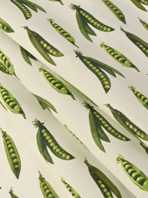 Mood Exclusive January Peas White Poplin Mood Exclusive January Peas White Poplin