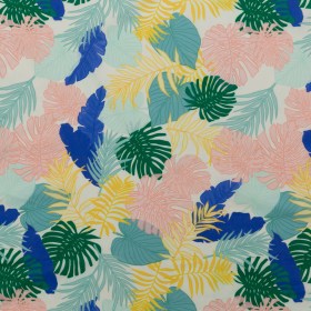 Mood Exclusive Feuilles Soufflรฉes par le vent Tropical Cotton Poplin Mood Exclusive Feuilles Soufflรฉes par le vent Tropical Cotton Poplin